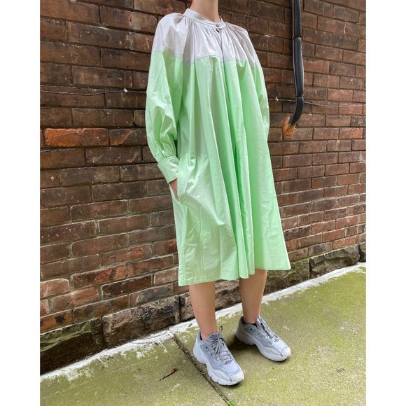 Sofie D’Hoore colourblock cotton poplin dress, size 34 - Picture 12 of 15